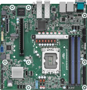 ASRock Rack EC262D4U2-2L2Q/E810 Xeon E-2400 Micro ATX MB, 2 x 25GbE SFP28, IPMI