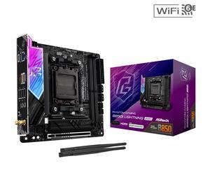 ASRock B850I Lightning WiFi AM5 AMD B850 SATA 6Gb/s Mini ITX Motherboard