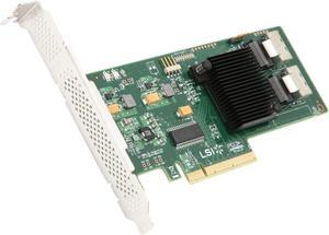 LSI Internal SATA/SAS 9211-8i 6Gb/s PCI-Express 2.0 RAID Controller Card, Single--Avago Technologies