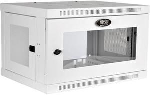 Tripp Lite SRW6UWG 6U SmartRack 6U Low-Profile Switch-Depth Wall-Mount Rack Enclosure Cabinet with Clear Acrylic Window