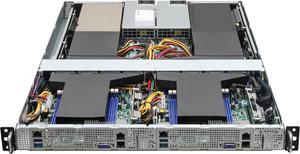 AsRock Rack 1U2N2G-ROME/2T 1U Rackmount Multi-node GPU Server Barebone  Socket SP3 (LGA4094) AMD EPYC™ 7003 Dual 10G LAN 2 GPU