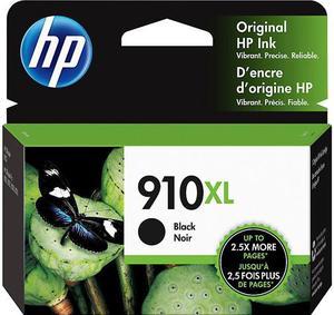 HP 910XL High Yield Black Original Ink Cartridge, ~825 pages, 3YL65AN#140
