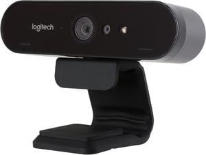 Logitech Brio 4K Webcam, Ultra 4K HD Video Calling, Noise-Canceling mic, HD Auto Light Correction, Wide Field of View, Works with Microsoft Teams, Zoom, Google Voice, PC/Mac/Laptop/Macbook/Tablet