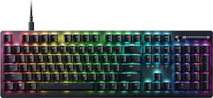Razer DeathStalker V2 Gaming Keyboard: Low-Profile Optical Switches - Clicky Purple - Ultra-Durable Coated Keycaps - Durable Aluminum Top Plate - Multi-Function Roller and Media Button - Chroma RGB
