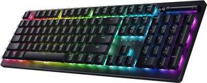 Razer DeathStalker V2 Pro Wireless Gaming Keyboard: Low-Profile Optical Switches - Clicky Purple - HyperSpeed Wireless & Bluetooth 5.0 - Up to 200 Hrs - Ultra-Durable Coated Keycaps - Chroma RGB