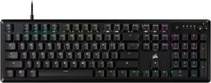 CORSAIR K70 CORE RGB Mechanical Gaming Keyboard - CORSAIR Red Linear Switches - Sound Dampening - Rotary Dial - Aluminum Top Plate - Onboard Storage - Black
