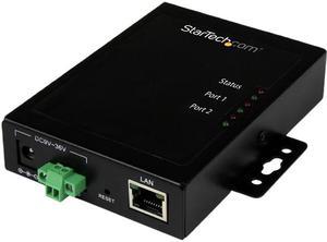 StarTech.com 2 Port Serial-to-IP Ethernet Device Server, RS232