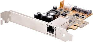 StarTech.com 1 Port 2.5Gbps PoE Network Card, PCIe Ethernet Card w/RJ45, 30W 802.3at PoE NIC for Desktops/Servers ST1000PEXPSE