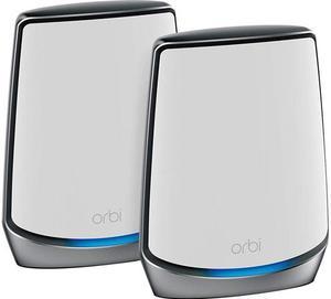 NETGEAR Orbi Whole Home Tri-Band Mesh WiFi 6 System (RBK852) – Router with 1 Satellite Extender | Coverage Up to 5,000 Sq. ft. and 60+ Devices | Tri-Band AX6000 WiFi (Up to 6Gbps)