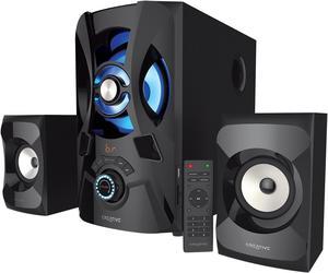 Creative SBS E2900 2.1 Powerful Bluetooth Speaker System with Subwoofer, 3.5 mm AUX-in, SD Playback, FM Radio, USB MP3, for TVs and Computers