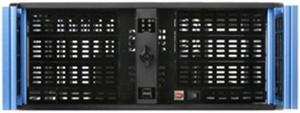 iStarUSA D-400-6-Blue Steel 4U Rackmount Compact Stylish Server Chassis