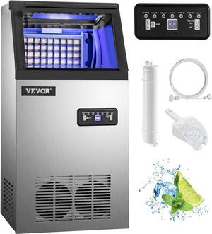 132LBS/24H Commercial Ice Maker Undercounter Freestand Ice Cube Machine