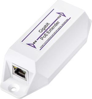 Cudy POE10 Gigabit PoE Extender, 10/100/1000Mbps, 1 Channel PoE Repeater, PoE Amplifier, PoE Booster, Wall-Mount, Comply with IEEE 802.3at / 802.3af, Not Support Passive PoE, Plug and Play