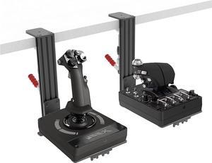 2 Pack Desk Mount Hotas Mount Joystick Mount Compatible With Logitech X52/X52 Pro/X56/X56 Rhino Hotas, Thrustmaster T. Flight Hotas/T.16000M FCS/TCA Officer Pack Airbus Edition, VKB Hotas Mount