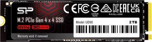 Silicon Power 2TB UD90 NVMe 4.0 Gen4 PCIe M.2 SSD R/W up to 5,000/4,800 MB/s