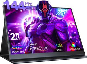 Refurbished UPERFECT 2K 144Hz Portable Monitor Upgraded 16.1